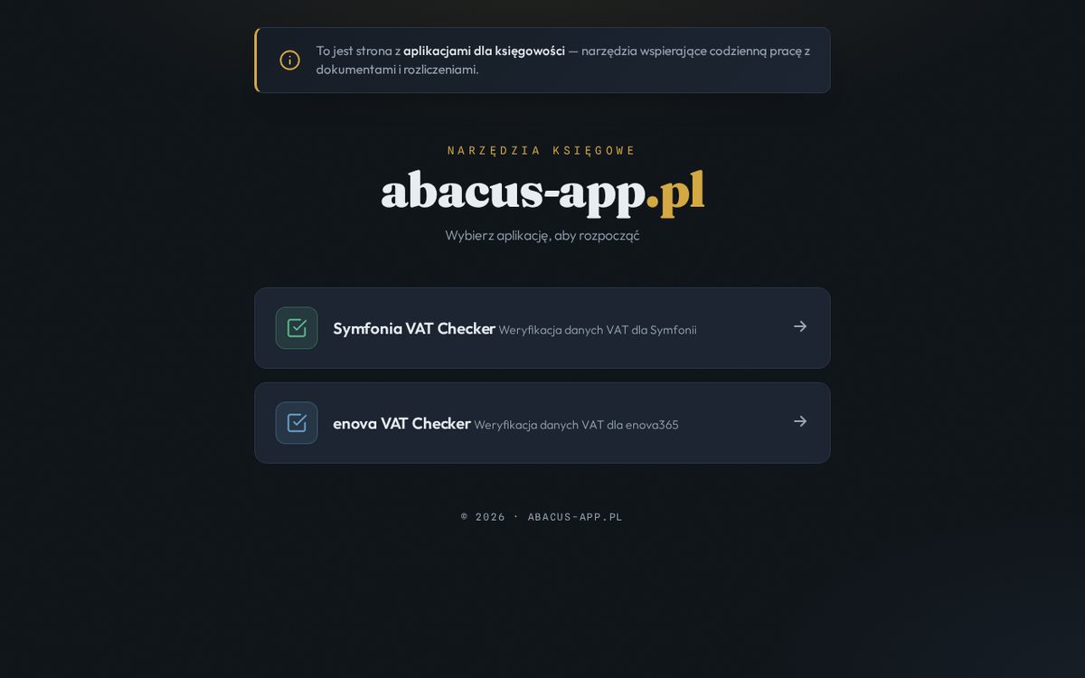 Aplikacja Abacus
