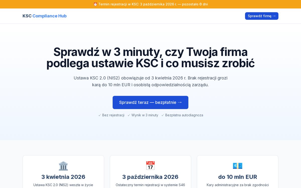 Aplikacja Zgodność KSC